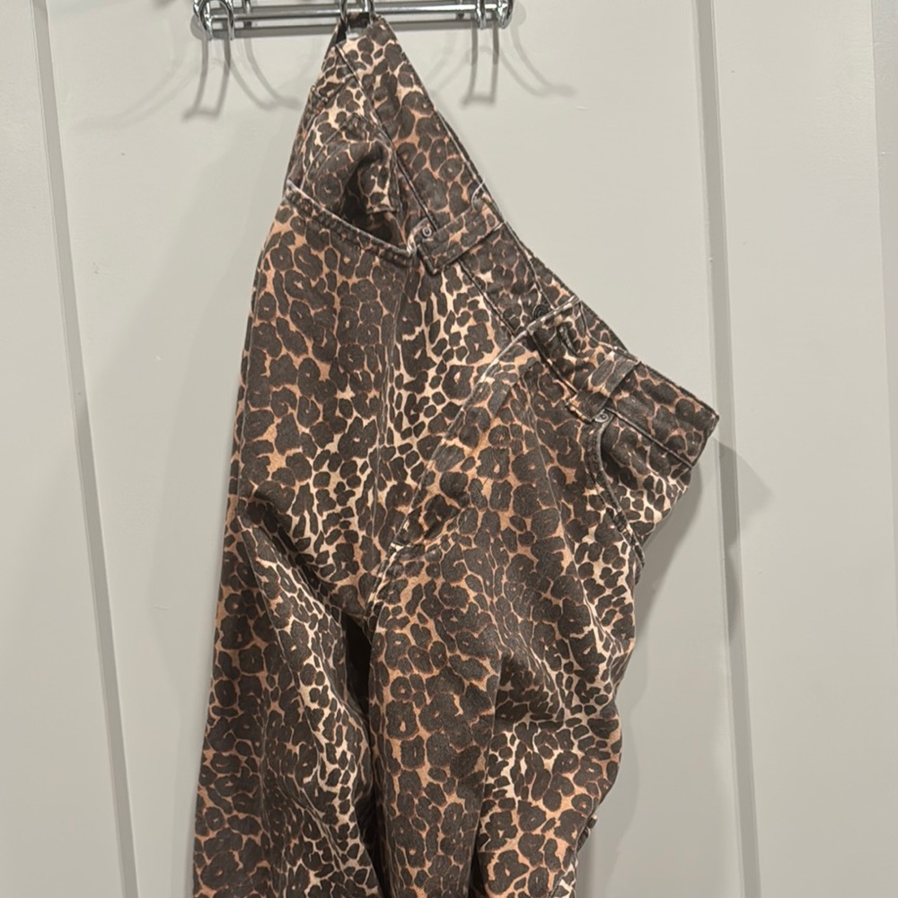 Leopard Print Jeans